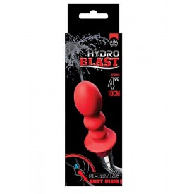 Красная фигурная насадка для душа HYDROBLAST 4INCH BUTTPLUG SHAPE DOUCHE