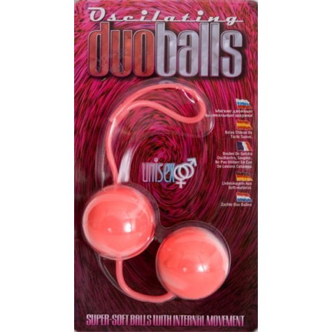 Вагинальные мягкие шарики MARBILIZED DUO BALLS PINK